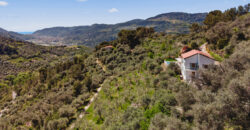 Tra le verdi colline di Dolceacqua con piscina e vista mare
