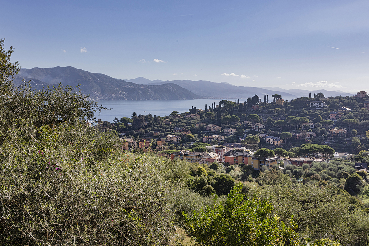 Appartamento vista mare e giardino in collina